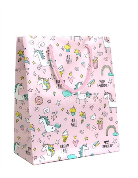 PUNGI CADOU DREAM BIG UNICORN L 240 x 100 x 335 MM ROTOLUX
