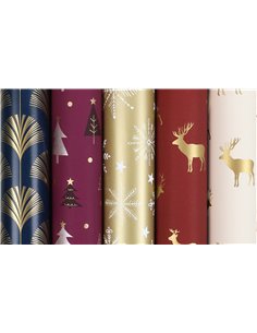 HARTIE AMBALAJ ROLA 70CM X 2M CHARMING WINTER ROTOLUX