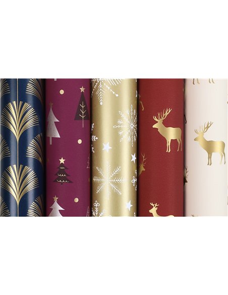 HARTIE AMBALAJ ROLA 70CM X 2M CHARMING WINTER ROTOLUX