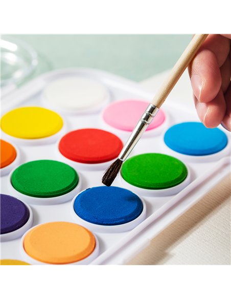 ACUARELE 8 CULORI 28MM ECONOMY DELI