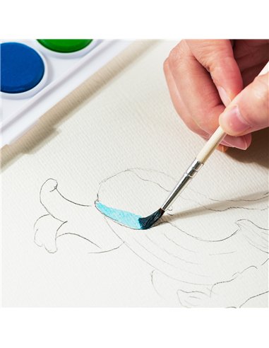 ACUARELE 8 CULORI 28MM ECONOMY DELI