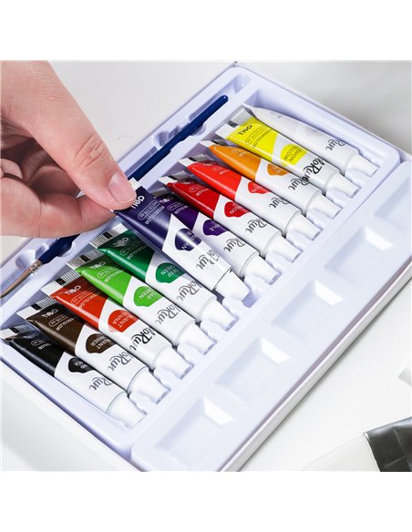 TEMPERA 12 CULORI 5ML DELI