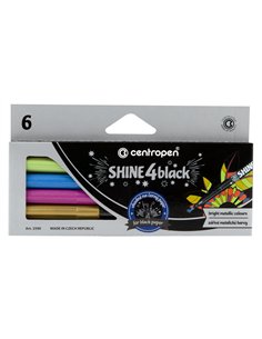 MARKERE PERMANENTE CREATIVE SLIM 6/SET CENTROPEN