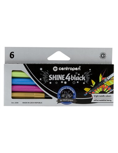 MARKERE PERMANENTE CREATIVE SLIM 6/SET CENTROPEN