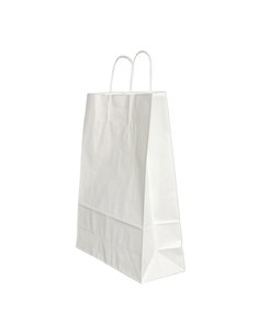 PUNGA HARTIE MANER RASUCIT 32 x 12 x 41 CM ALB/ALB PAPIROTI