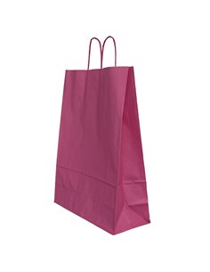 PUNGA HARTIE MANER RASUCIT 32 x 12 x 41 CM ROZ/ALB PAPIROTI