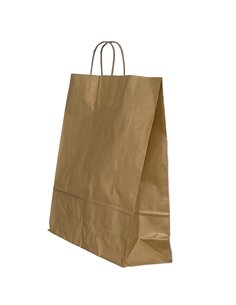PUNGA HARTIE MANER RASUCIT 32 x 12 x 41 CM AURIU/ALB PAPIROTI