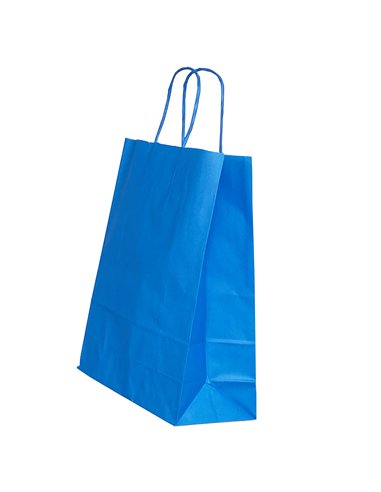 PUNGA HARTIE MANER RASUCIT 26 x 12 x 35 CM ALBASTRU/ALB PAPIROTI