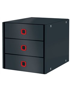 CABINET 3 SERTARE GRI ANTRACIT COSY CLICK&STORE LEITZ