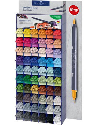 MODUL ACRILIC 300 BUC SKETCH MARKER 2 CAPETE GOLDFABER FABER-CASTELL