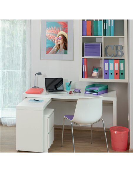 MAPA CARTON CU ELASTIC CORAI RECICLABILA COLOUR'BREEZE ESSELTE