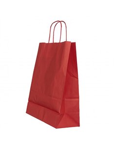 PUNGA HARTIE MANER RASUCIT 18 x 8 x 22 CM ROSU/ALB PAPIROTI