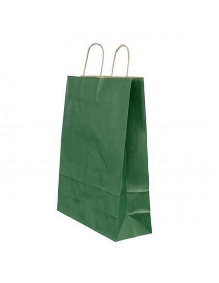 PUNGA HARTIE MANER RASUCIT 22 x 10 x 31 CM VERDE DUNGI/MARO PAPIROTI