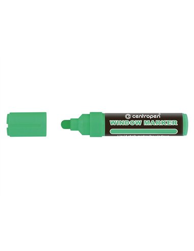 MARKER CRETA LICHIDA VERDE NEON 2-15MM VARF ROTUND 9121 CENTROPEN