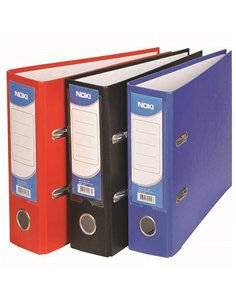 BIBLIORAFT PLASTIFIAT A5 7.5CM NEGRU NOKI 2