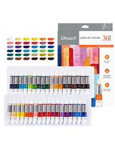 CULORI ACRILICE PROFESIONALE 36 CULORI 12ML DMAST BY PEBEO