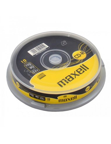 CD-R 10/SET 700MB 52X CAKE BOX MAXELL