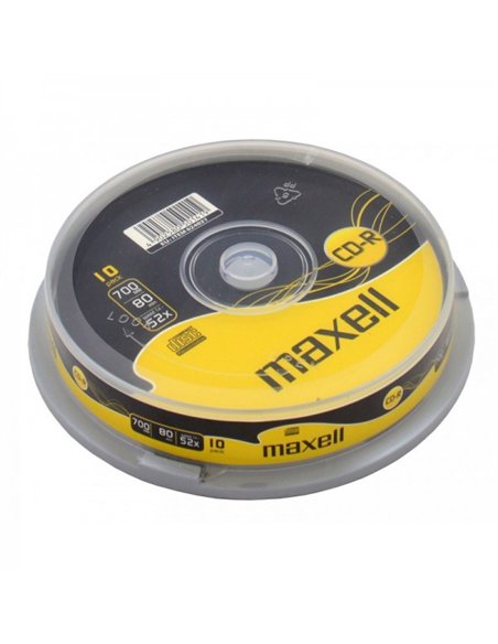 CD-R 10/SET 700MB 52X CAKE BOX MAXELL