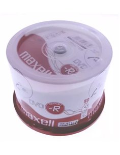 DVD-R PRINTABIL 50/SET 4.7GB 16X CAKE BOX MAXELL