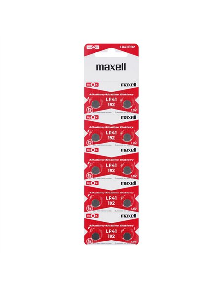 BATERII 192 LR41 AG3 1,5V (5X2) 10 BUC/BLISTER MAXELL