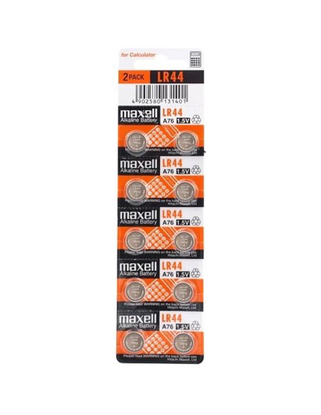 BATERII A76 LR44 AG13 1,5V (5X2) 10 BUC/BLISTER MAXELL