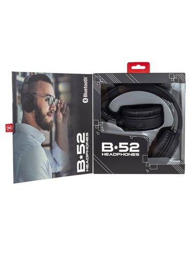 CASTI FARA FIR BLUETOOTH B52-BT NEGRE MAXELL