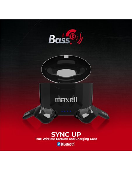CASTI FARA FIR BLUETOOTH TWS BASS-13 SYNC UP TIP EARBUDS MAXELL