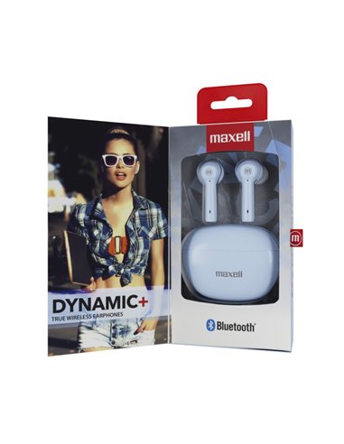 CASTI FARA FIR BLUETOOTH TWS DYNAMIC+ TIP EARBUDS BLEU MAXELL