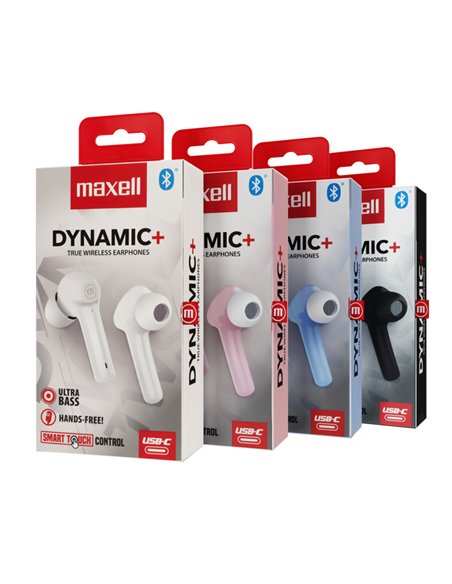 CASTI FARA FIR BLUETOOTH TWS DYNAMIC+ TIP EARBUDS BLEU MAXELL