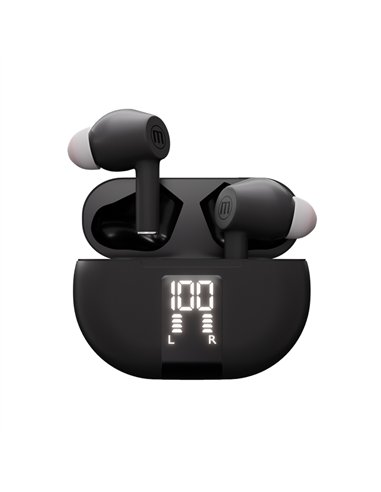 CASTI FARA FIR BLUETOOTH TWS MAXPODS TIP EARBUDS NEGRE MAXELL
