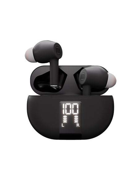 CASTI FARA FIR BLUETOOTH TWS MAXPODS TIP EARBUDS NEGRE MAXELL