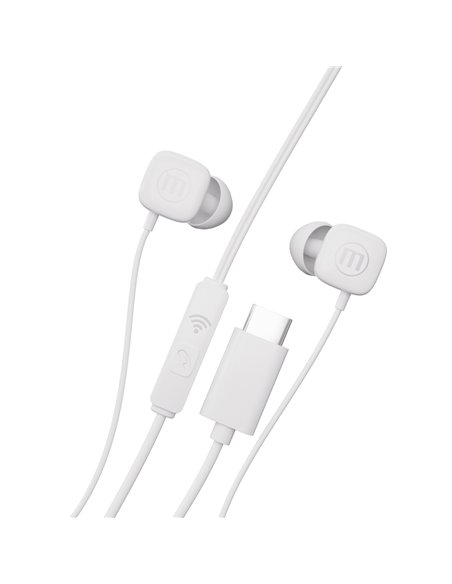 CASTI AUDIO CU FIR SI MICROFON SQUARE USB-C ALBE MAXELL