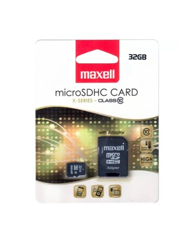 MEMORIE MICRO SDHC 32GB CLS10 CU ADAPTOR MAXELL