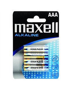 BATERII R3 (AAA) 1.5V ALCALINE 4BUC/BLISTER MAXELL