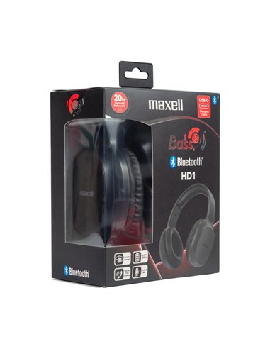 CASTI FARA FIR BLUETOOTH BASS-13 BT HD MAXELL