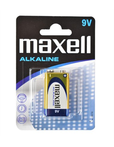 BATERII 9V ALCALINE MAXELL