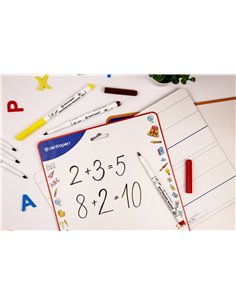 TABLA SCOLARA 2 FETE + 2 MARKERE WHITEBOARD 21 x 29.7 CM CENTROPEN 2