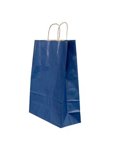 PUNGA HARTIE MANER RASUCIT 18 x 8 x 22 CM ALBASTRU DUNGI/MARO PAPIROTI