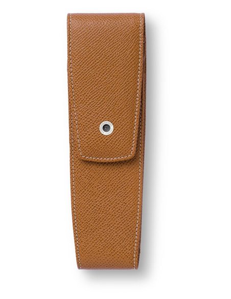 ETUI 2 INSTRUMENTE DE SCRIS PIELE GRANULATA MARO GRAF VON FABER-CASTELL