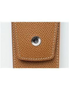 ETUI 2 INSTRUMENTE DE SCRIS PIELE GRANULATA MARO GRAF VON FABER-CASTELL 2