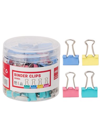 CLIPS HARTIE 15MM COLOR 60 BUC/CUT. PLASTIC DELI