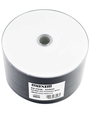 cd-r printabil 50/set maxell 700 mb 52x shrink