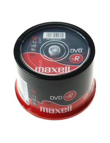 dvd-r 50/set maxell 4.7gb 16x cake box