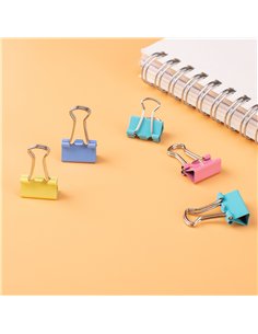 CLIPS HARTIE 15MM COLOR 60 BUC/CUT. PLASTIC DELI 2