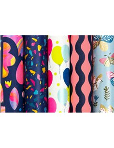 hartie ambalaj rola 70cm x 2m cellebration rotolux