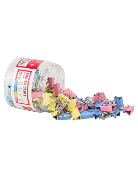 CLIPS HARTIE 15MM COLOR 60 BUC/CUT. PLASTIC DELI