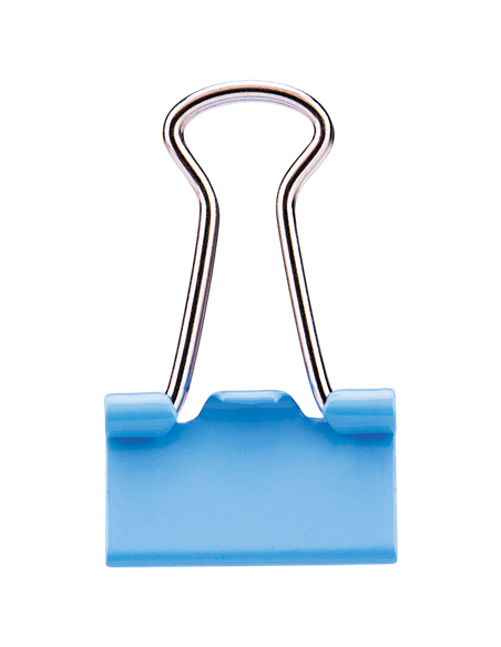 CLIPS HARTIE 19MM COLOR 40 BUC/CUT. PLASTIC DELI