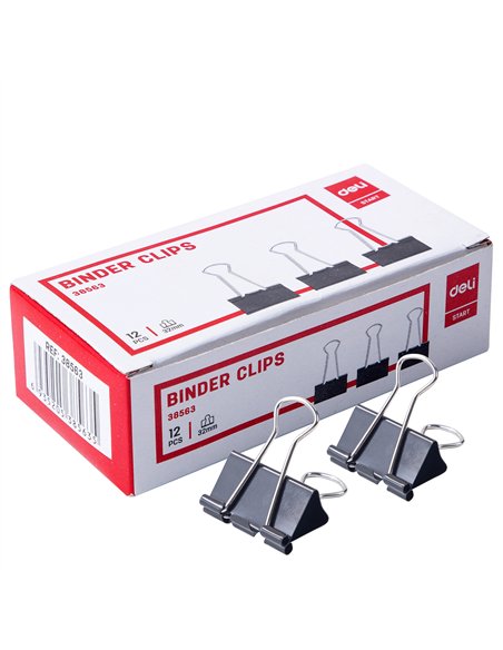CLIPS HARTIE 32MM 12 BUC/CUT. CARTON DELI