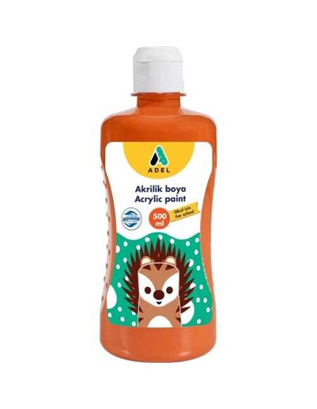 CULOARE ACRILIC PORTOCALIE 500 ML ADEL