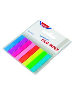 INDEX ADEZIV PLASTIC 8*45MM SET 8 CULORI NOKI
